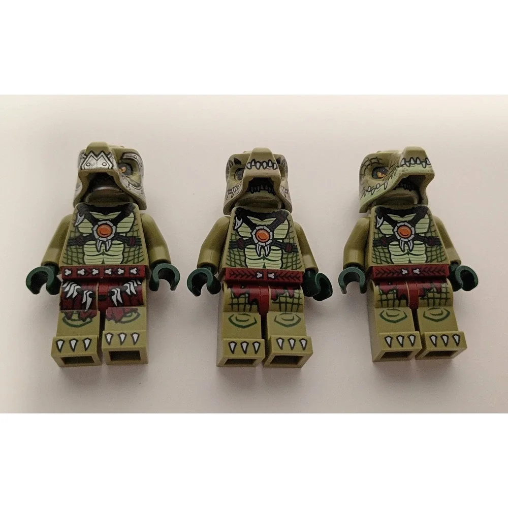 LEGO Minifigure Legends of Chima Crawley LOC013 Lot of 3